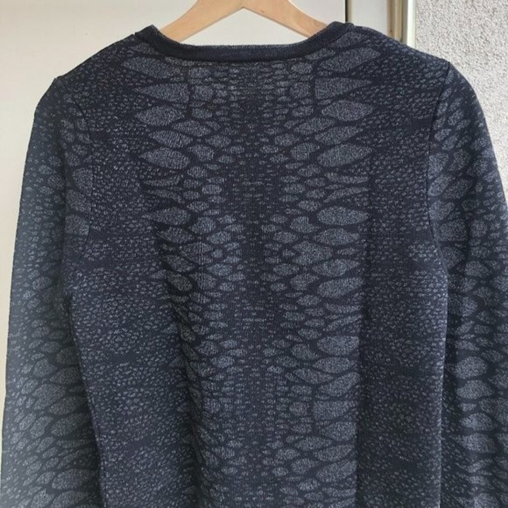 Zara Knitwear Black & Grey Top Size M - Picture 10 of 11